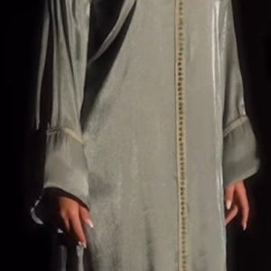 EK361  Djellaba Organza 2pcs