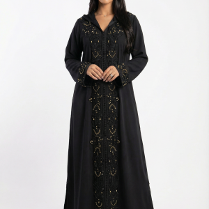 Private: Djellaba Noufissa Silk Black taille S