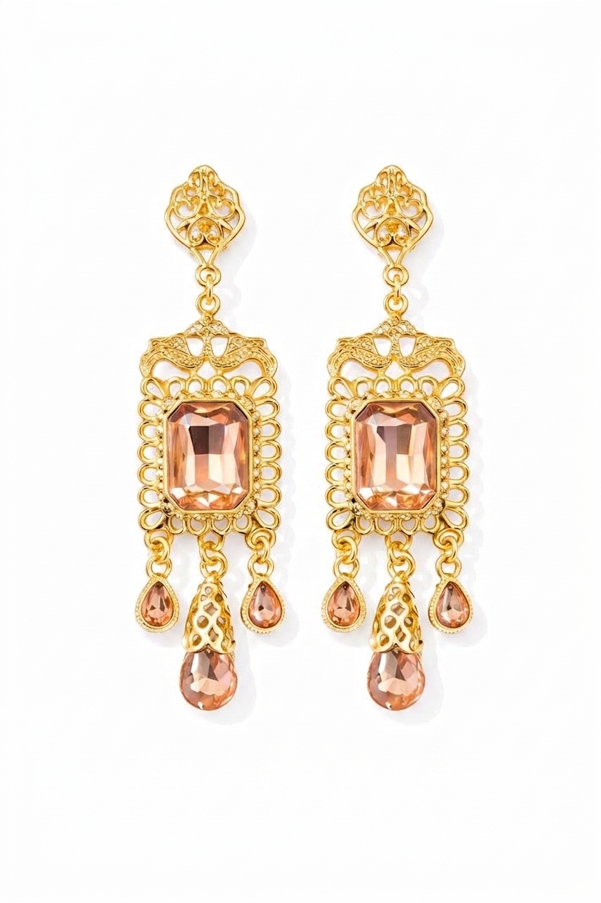 Earrings - main white