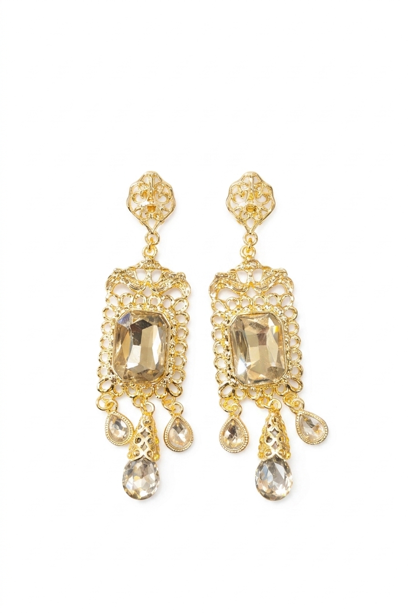 Earrings - main white