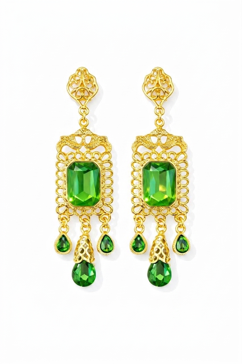 Earrings - main white