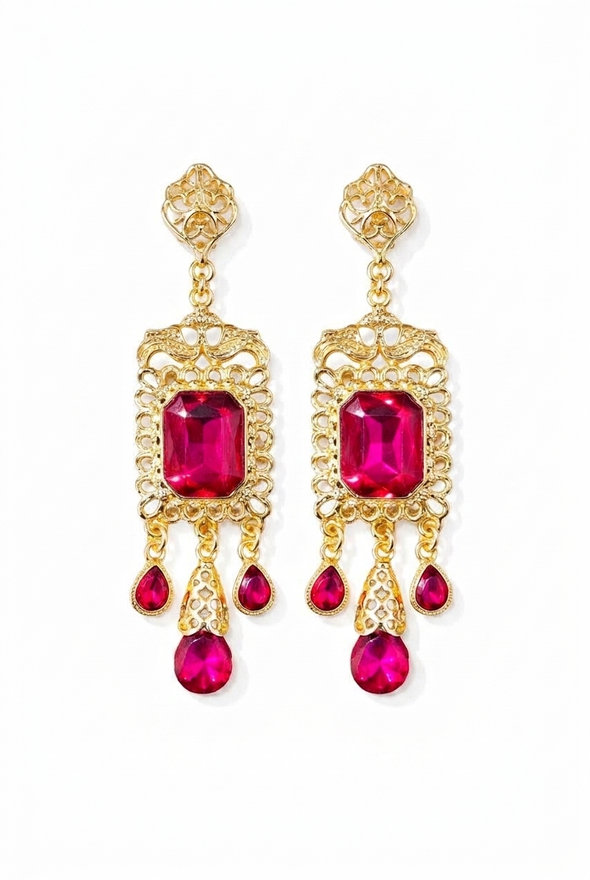 Earrings - main white