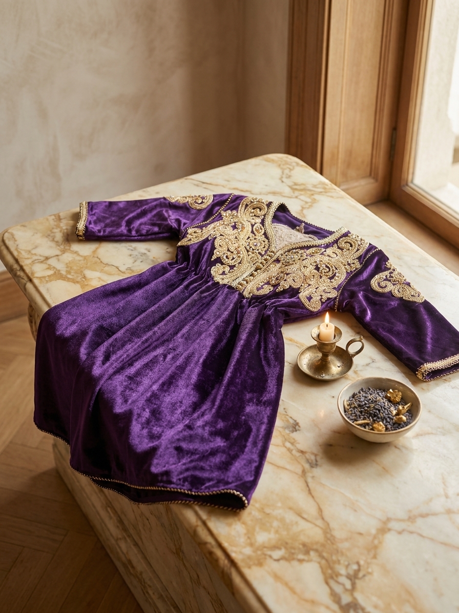 Caftan Velvet Loujayne - lifestyle