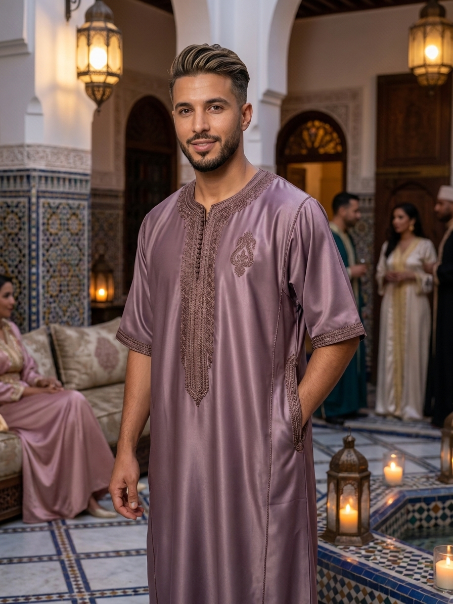 Caftan Sharga Premium - worn festive