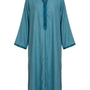 Djellaba Gandoura Brodée - main white