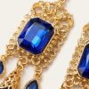 Boucles d'Oreilles Chandelier en Filigrane - detail zoom