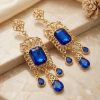 Boucles d'Oreilles Chandelier en Filigrane - lifestyle