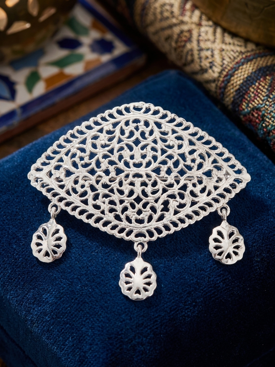 Broche Orientale en Filigrane - lifestyle