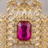 Couronne Majestueuse aux Motifs Arabesques - detail zoom
