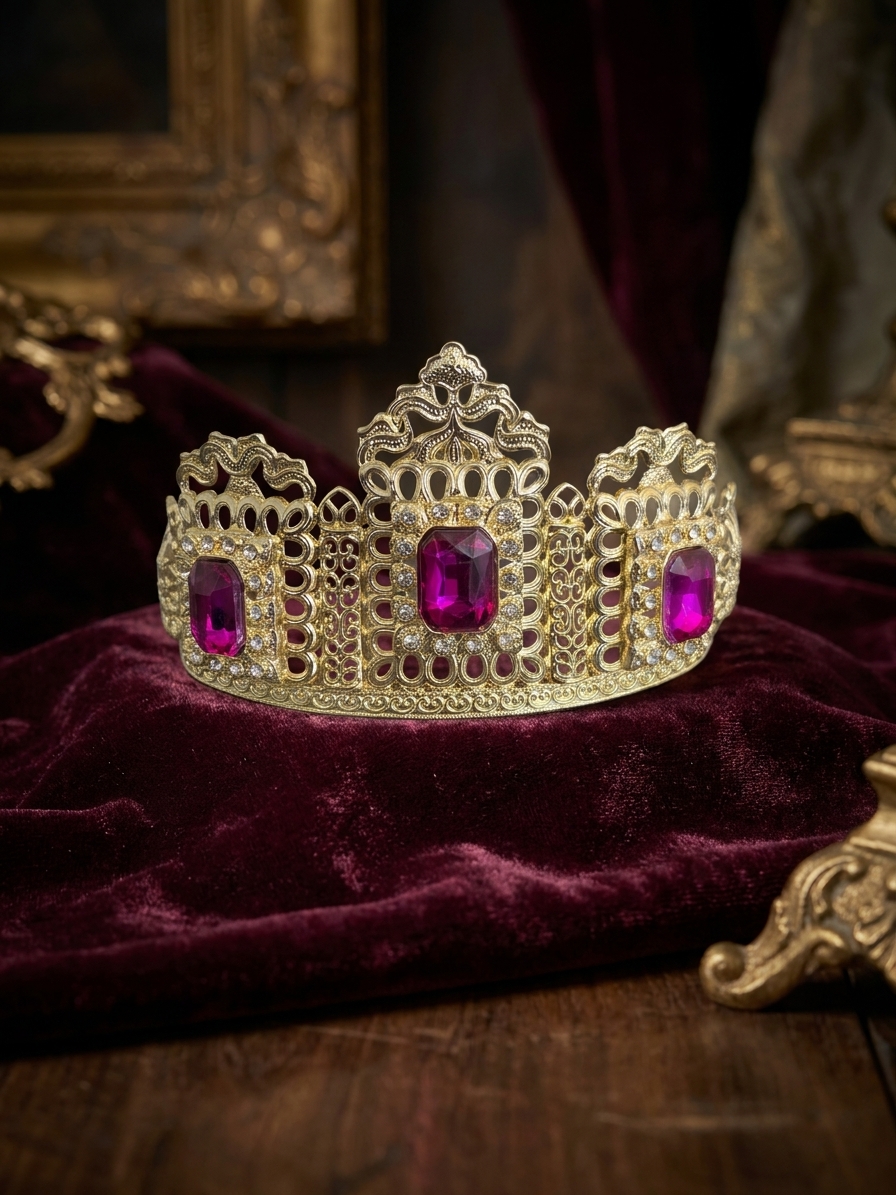 Couronne Majestueuse aux Motifs Arabesques - lifestyle