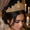 Diadème Royal de Princesse en Strass - worn festive