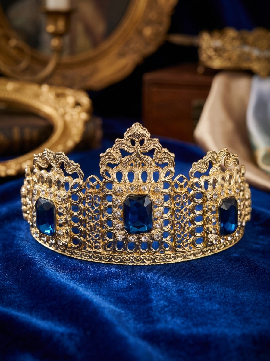 Couronne Majestueuse aux Motifs Arabesques - lifestyle
