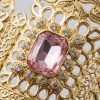 Couronne Majestueuse aux Motifs Arabesques - detail zoom