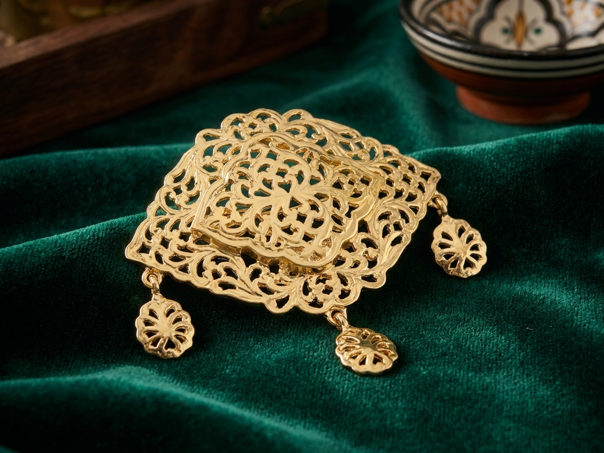 Broche Orientale en Filigrane - lifestyle