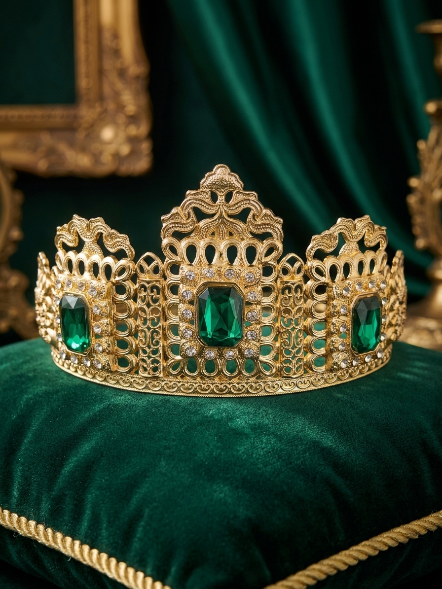 Couronne Majestueuse aux Motifs Arabesques - lifestyle