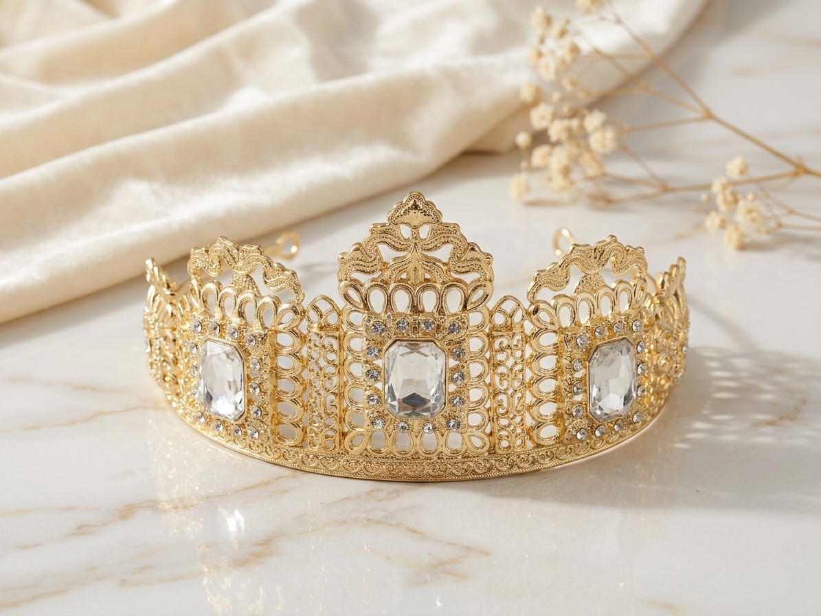 Couronne Majestueuse aux Motifs Arabesques - lifestyle