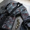 Gilet Long en Brocart Floral - lifestyle