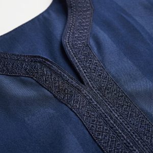 Gandoura Brodée Jawhara - detail zoom
