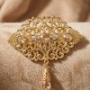 Broche Orientale à Pendentif Goutte - lifestyle
