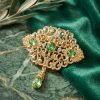 Broche Orientale à Pendentif Goutte - lifestyle