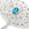 Broche Ornementale avec Pendentif - detail zoom