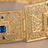 Ceinture Bijou Orientale Baby blue - zoom detail