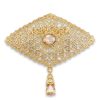 Broche Orientale Aziza - main white