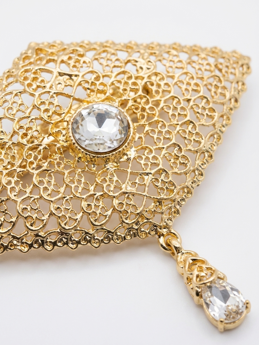 Broche Orientale Aziza - detail zoom