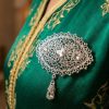 Broche Ornementale Aya - worn festive