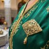 Broche Ornementale Kenza - worn festive