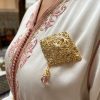 Broche Ornementale Kenza - worn festive