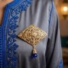 Broche Ornementale Kenza - worn festive