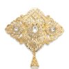 Broche Orientale Asmaa - main white