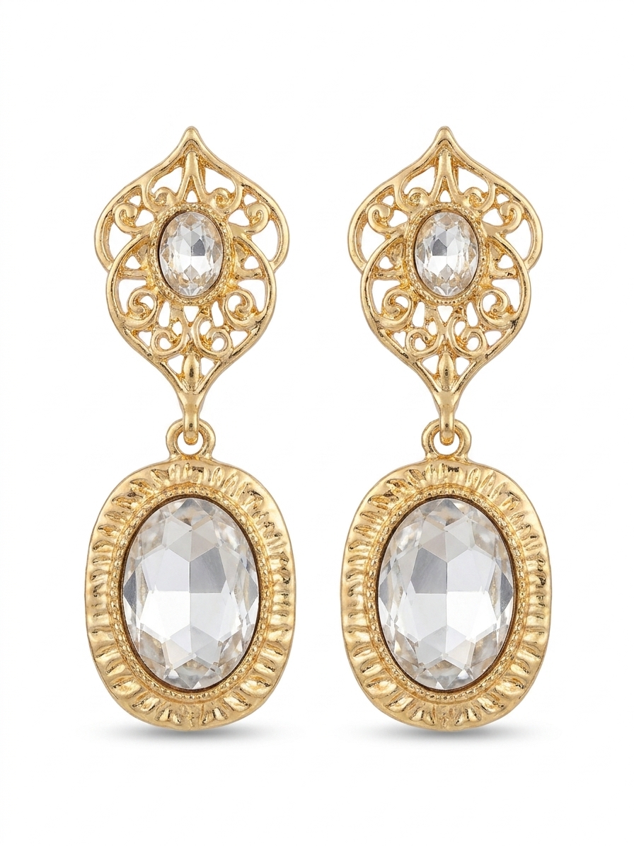 Boucles Élégance Orientale - main white