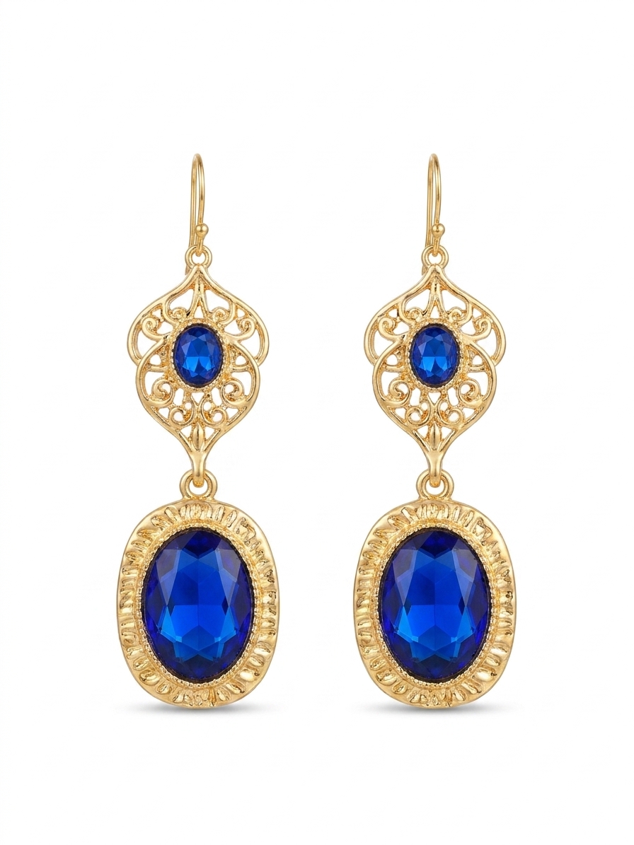 Boucles Élégance Orientale - main white