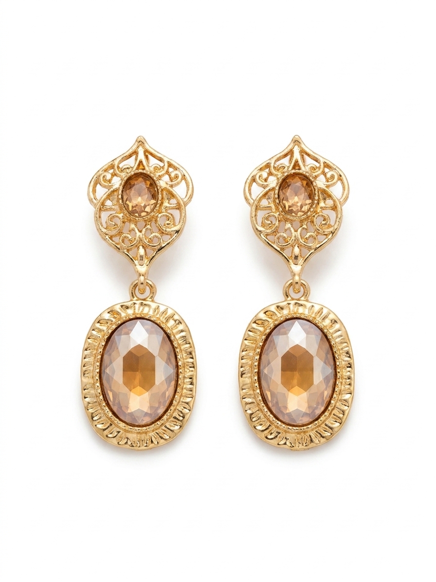 Boucles Élégance Orientale - main white