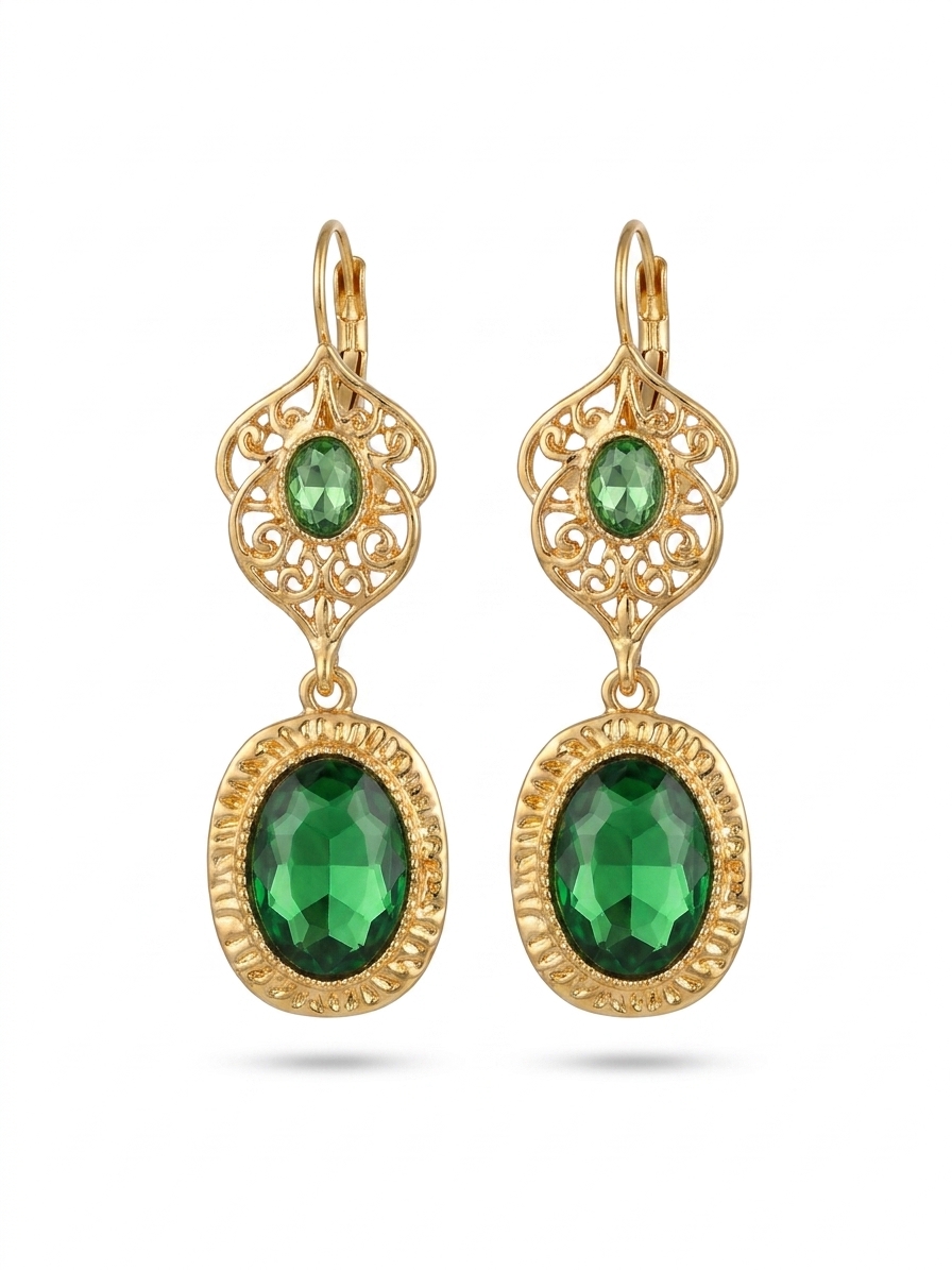 Boucles Élégance Orientale - main white