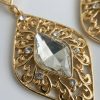 Boucles d'Oreilles Pendantes Style Oriental - detail zoom