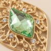 Boucles d'Oreilles Pendantes Style Oriental - detail zoom