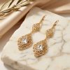 Boucles d'Oreilles Pendantes Style Oriental - lifestyle