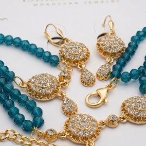 Parure de Cérémonie d'Inspiration Orientale - detail zoom
