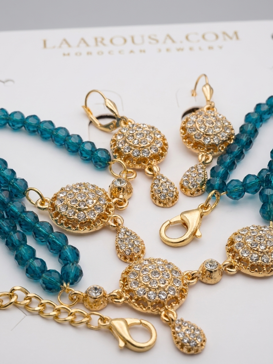 Parure de Cérémonie d'Inspiration Orientale - detail zoom