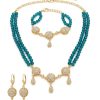 Parure de Cérémonie d'Inspiration Orientale - main white