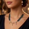 Parure de Cérémonie d'Inspiration Orientale - worn festive
