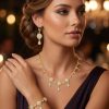 Parure de Bijoux Scintillante au Style Oriental - worn festive