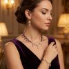 Parure de Bijoux Scintillante au Style Oriental - worn festive
