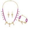 Parure de Bijoux Scintillante au Style Oriental - main white