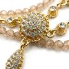 Parure de Bijoux Orientale aux Détails Scintillants - detail zoom