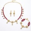 Parure de Bijoux Scintillante au Style Oriental - main white