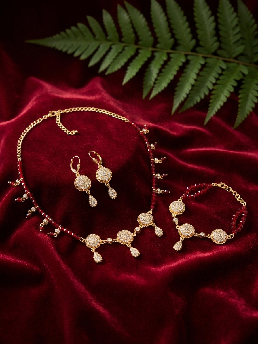 Parure de Bijoux Scintillante au Style Oriental - lifestyle